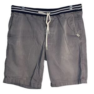Vans Primary Volley II Grey Drawstring Cotton Shorts – Men’s Small